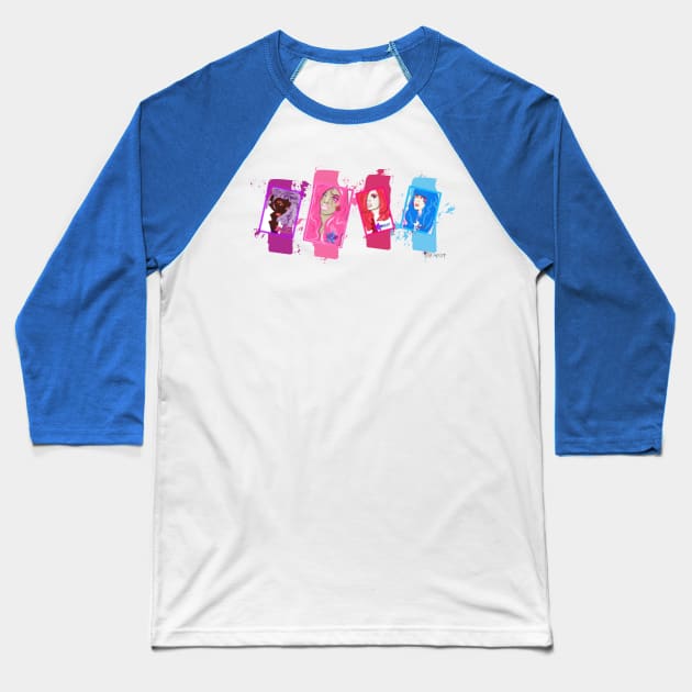 Jem and the Holograms Baseball T-Shirt by G9Design